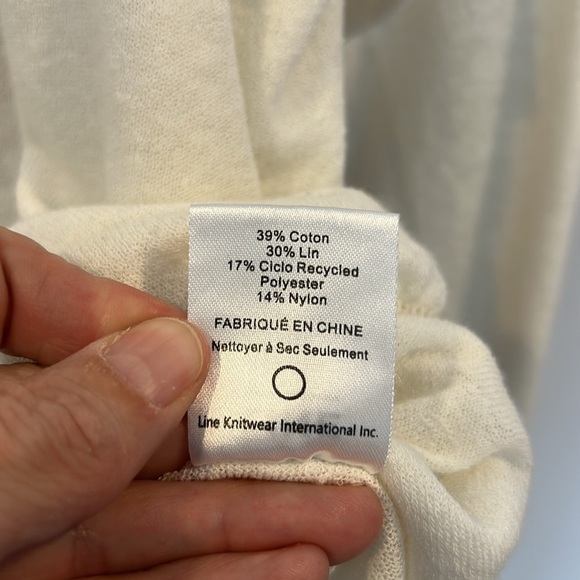 Line the Label Padma Luxe Off Shoulder Cream Top - Picture 6 of 7